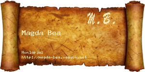 Magda Bea névjegykártya